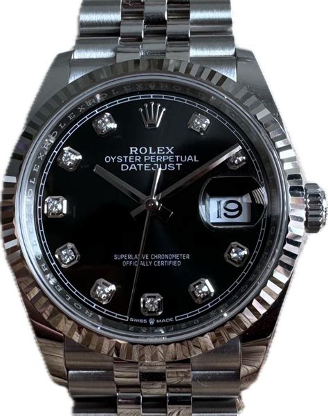 rolex datejust ii gold schwarz mit diamanten|rolex datejust price chart.